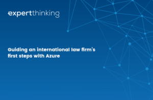 Read more about the article Guiding an international law firm’s first steps with Azure